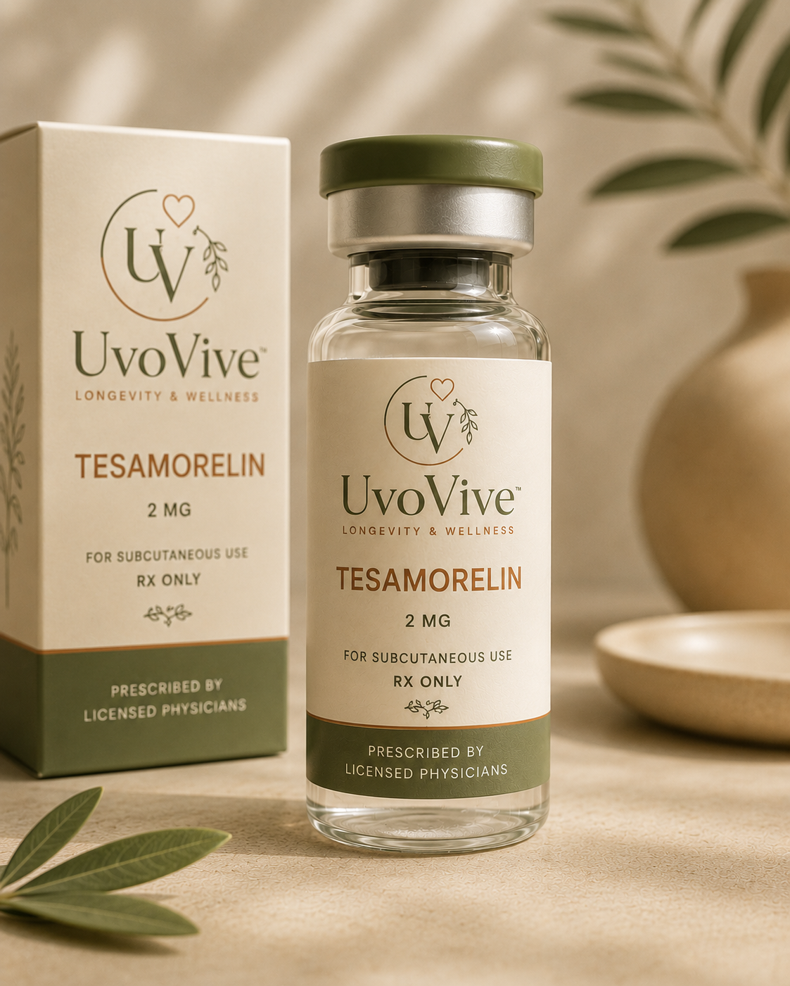 Tesamorelin vial